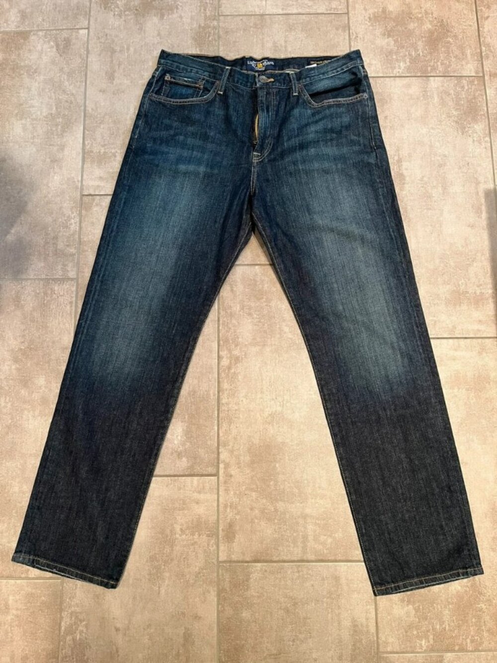 Dark Wash Straight Leg Jeans W36 L32